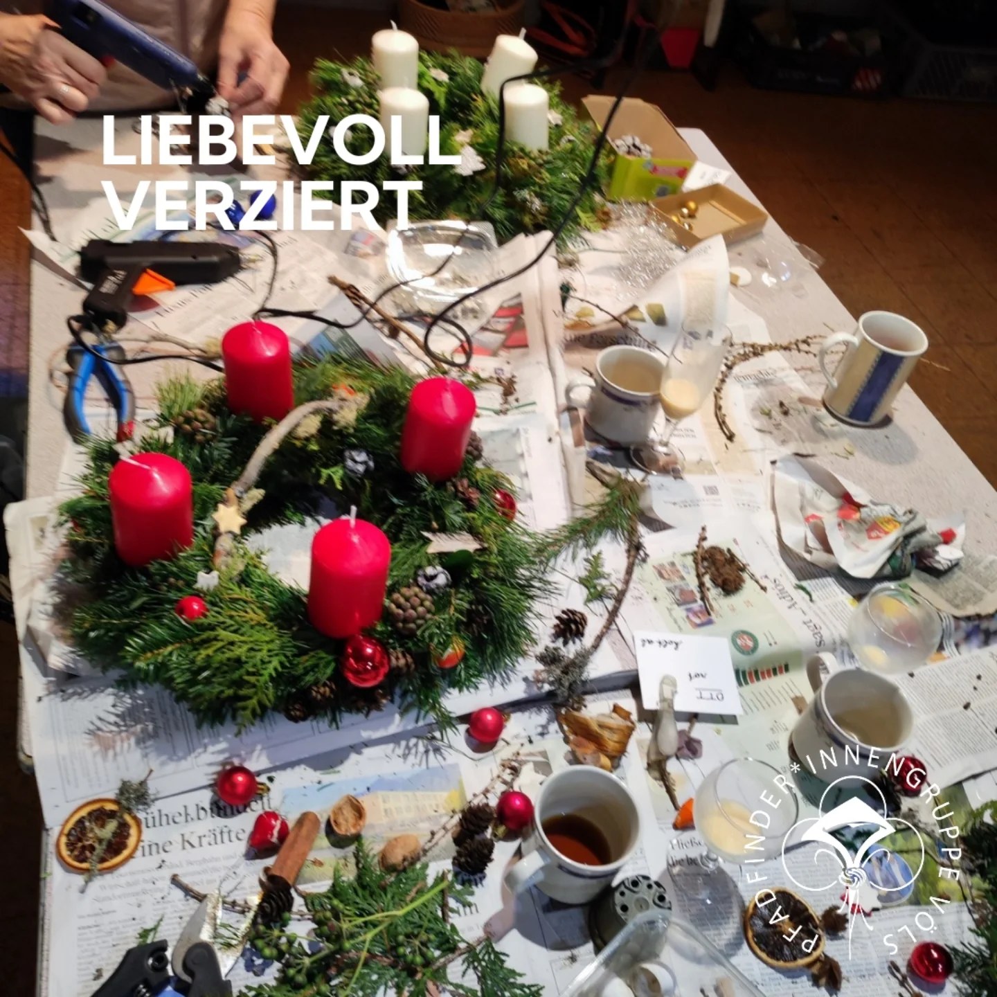 Adventkranzbinden 2024 - 3